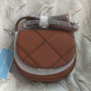 Draper James Elegant Brown Crossbody Bag